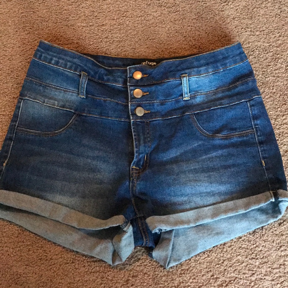 Refuge high waisted Denim Shorts